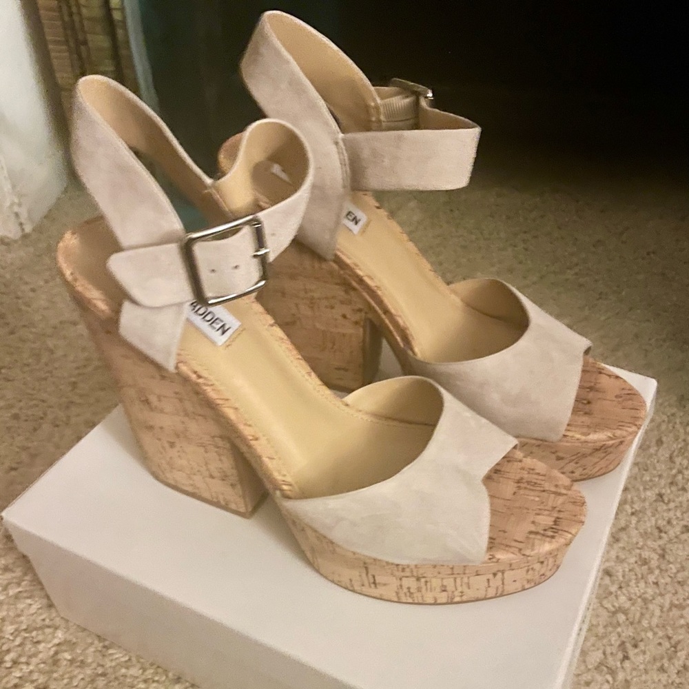 Steve Madden Cork Platform